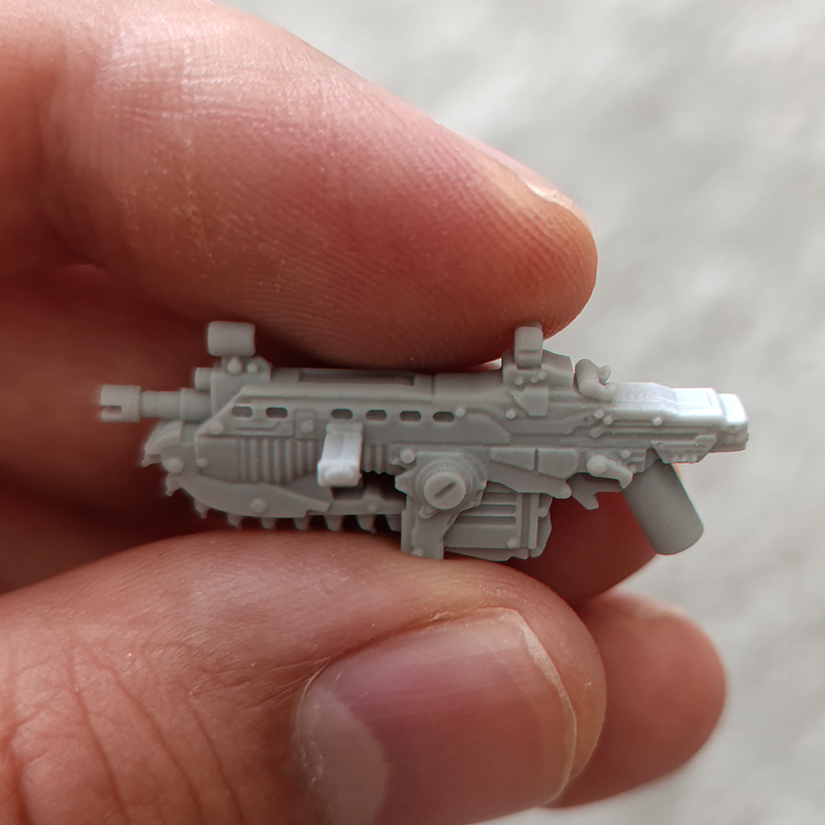 Chainsaw Lancer Custom Minifig Weapon