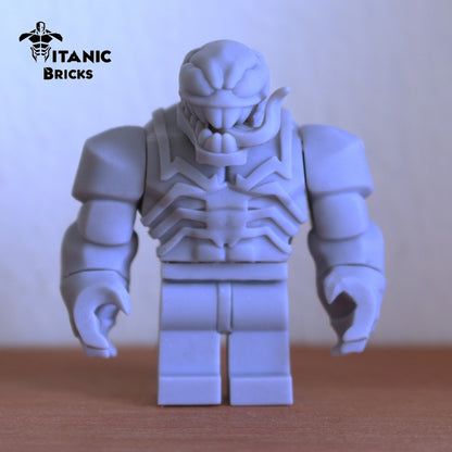 [Unpainted] Black Spider custom minifigure