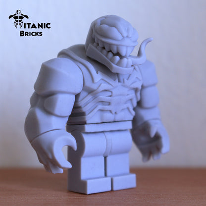 [Unpainted] Black Spider custom minifigure