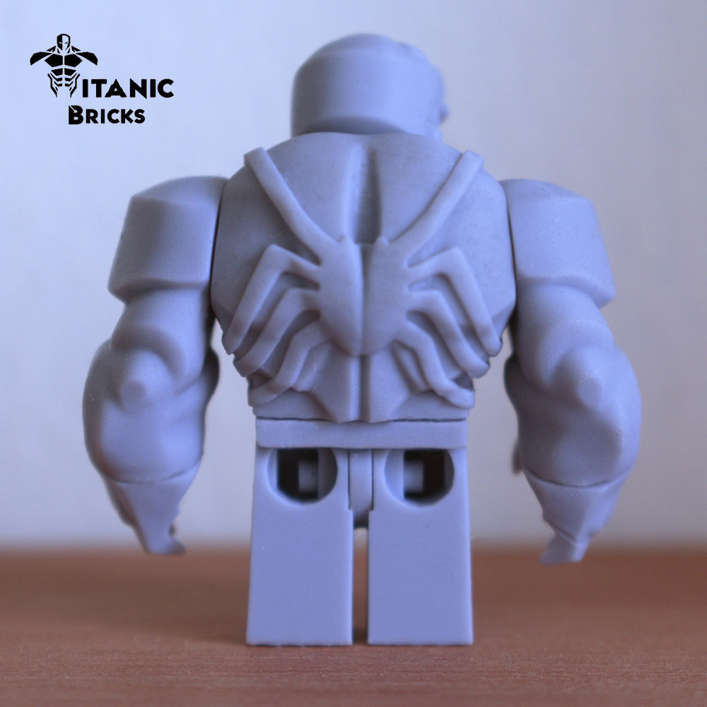 [Unpainted] Black Spider custom minifigure