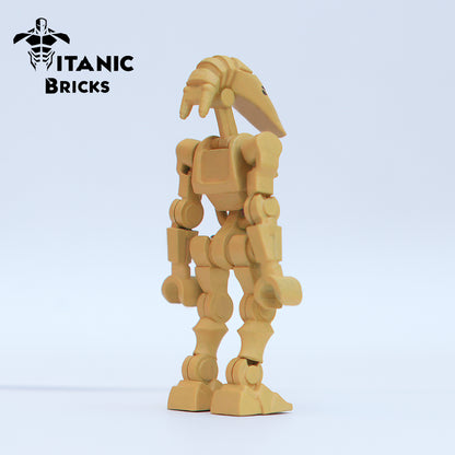 [PAINTED] 4X B1 War Droid custom minifigure