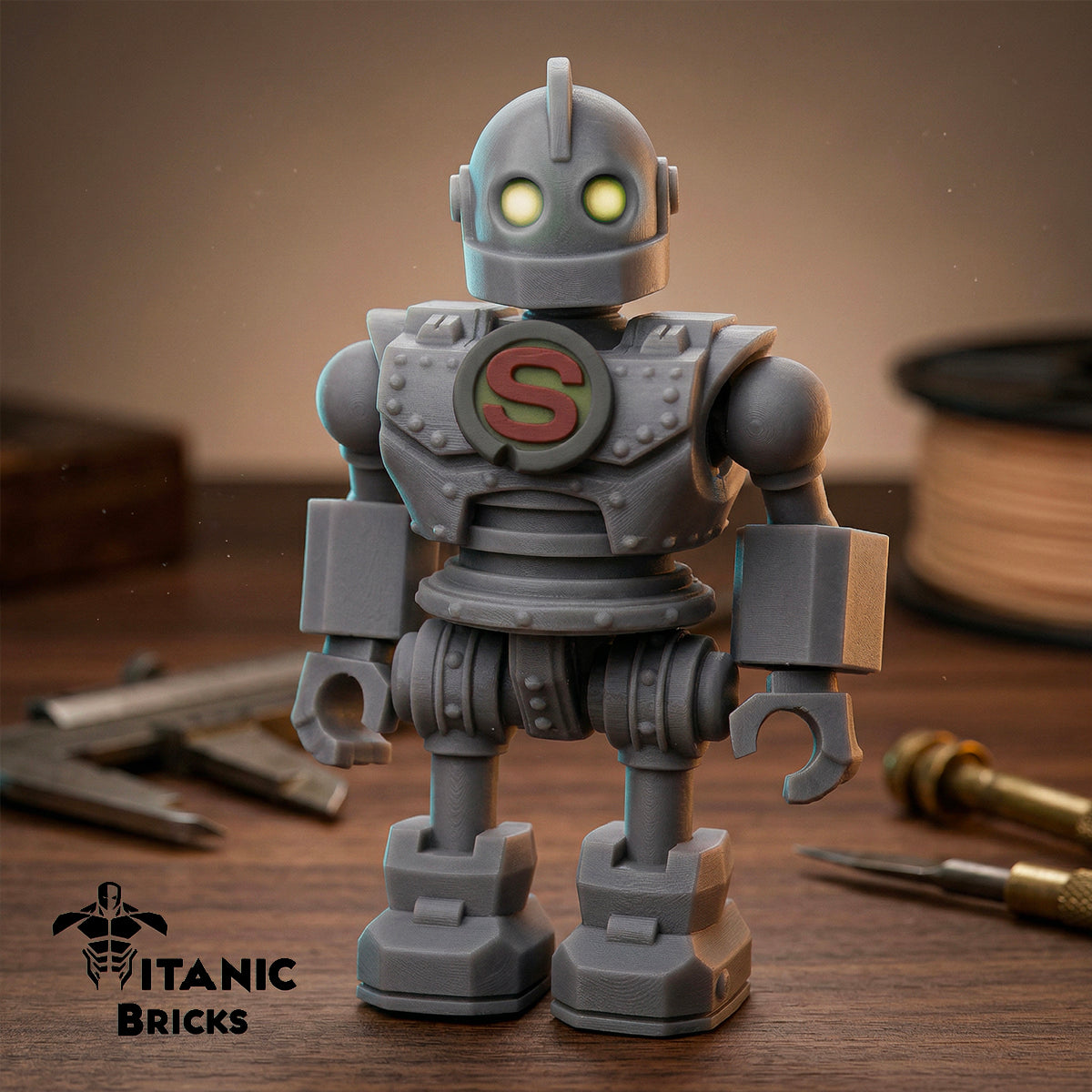 [Unpainted] Iron Giant Custom Figure