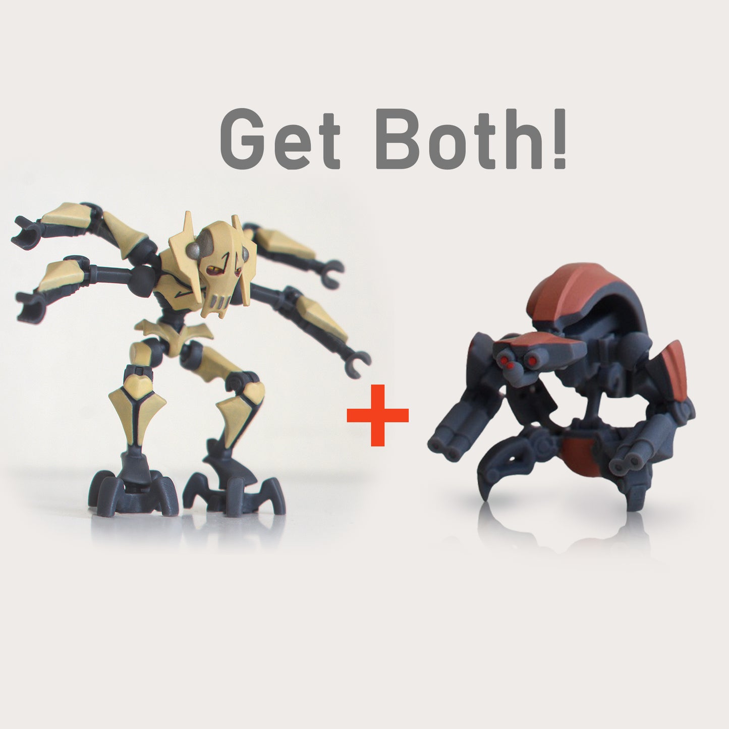 [PAINTED] General+Rolling Droid custom articulated full figures
