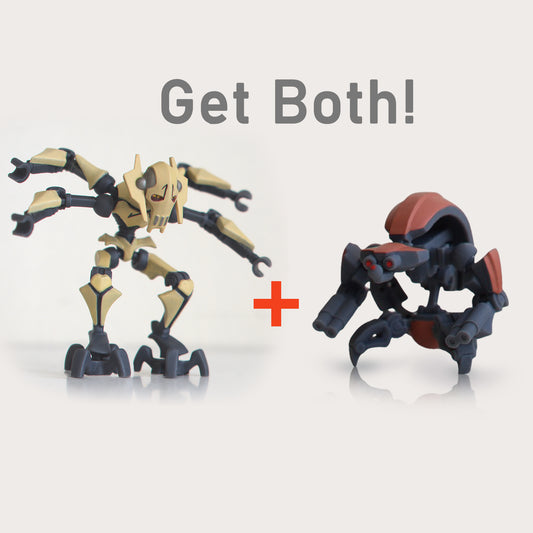 [PAINTED] General+Rolling Droid custom articulated full figures