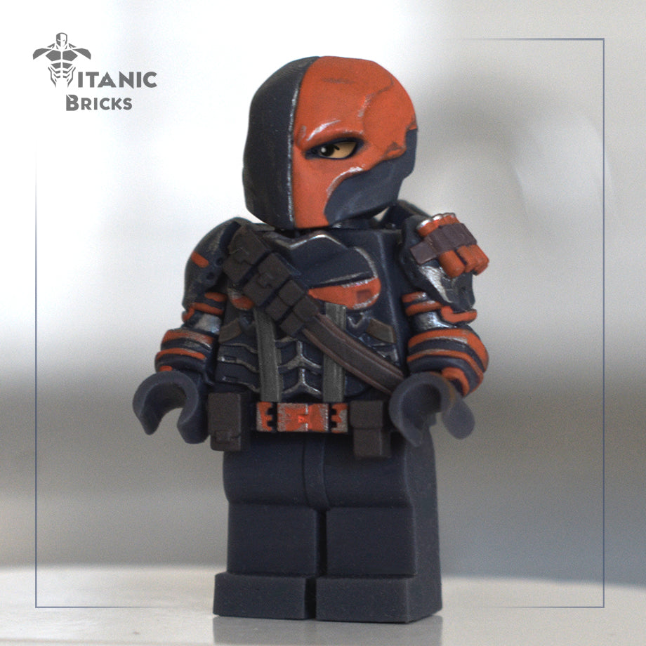 deathstroke custom lego minifigure