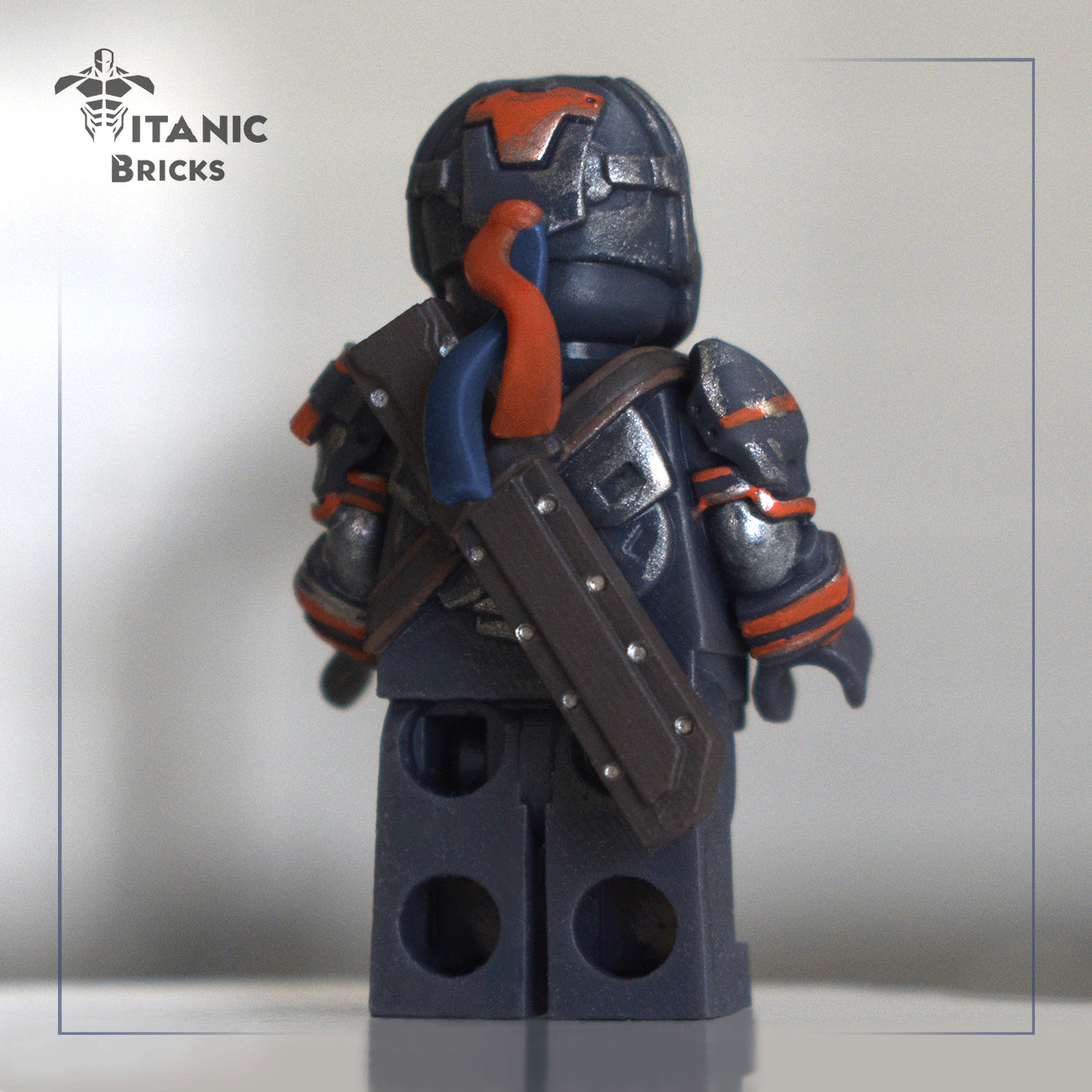 deathstroke custom lego minifigure back view