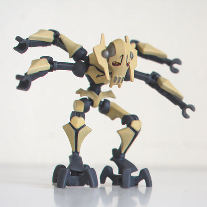 general grievous custom lego figure battle stance pose