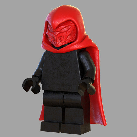 Marvel Rivals Moon Knight minifigure mask and cape