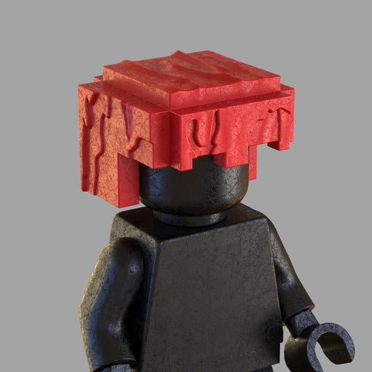 Diamond Armor minifigure Helmet Minecraft Movie