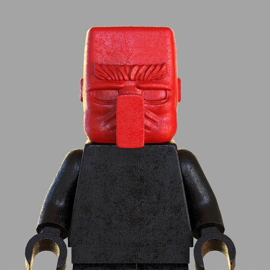 Villager minifigure Head Minecraft Movie