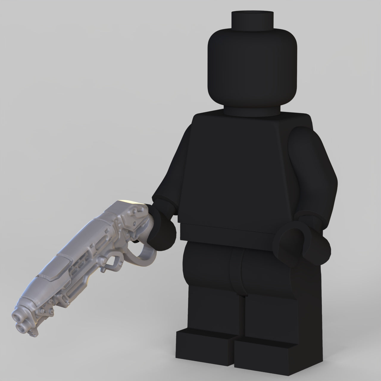 Gnasher Shotgun Custom Minifig Weapon