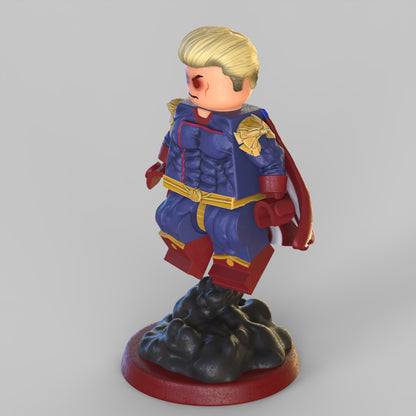 [Painted] Bad Hero custom minifigure statue