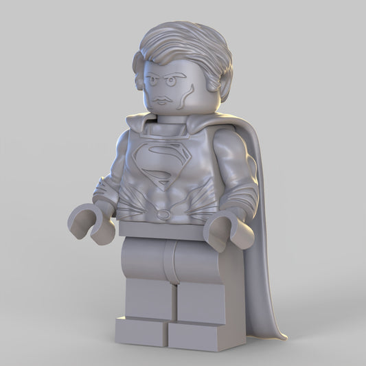 [Unpainted] Man of strength custom minifigure