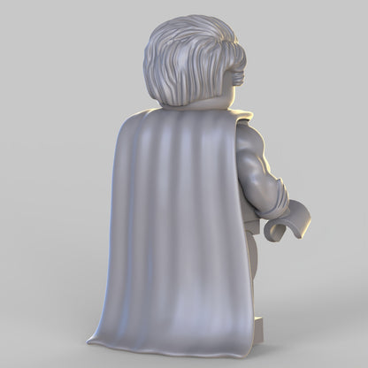 [Unpainted] Man of strength custom minifigure
